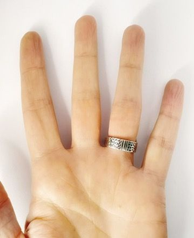 Big Fish Silver Ring