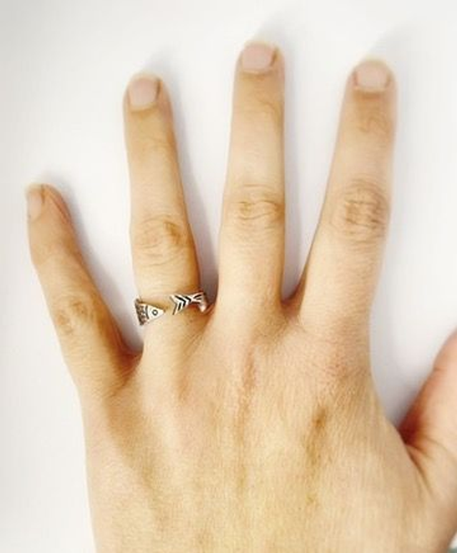 Big Fish Silver Ring
